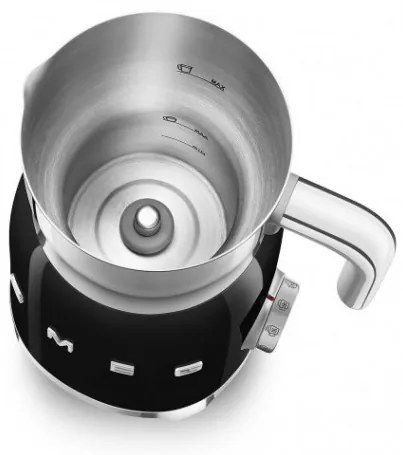 Aparat Spumare Lapte SMEG MFF01BLEU, Stilul Anilor 50, Negru