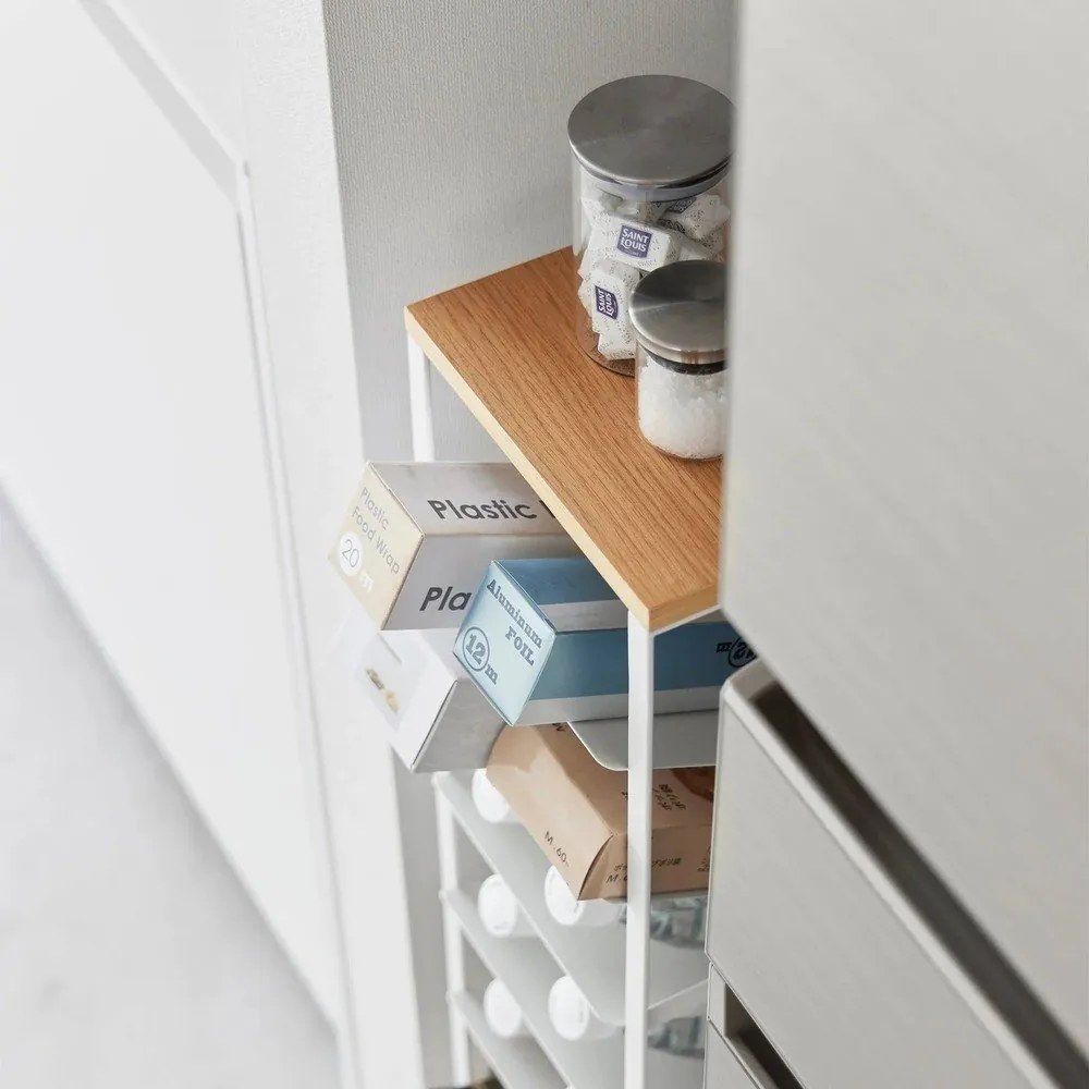 Raft pentru sticle de vin alb din metal număr de sticle 16 20x88,5x19 cm Tower – YAMAZAKI