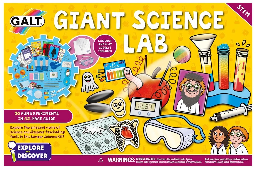 SET EXPERIMENTE - GIANT SCIENCE LAB - GALT (1005302)