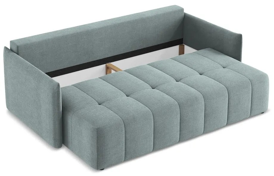 Canapea albastră extensibilă/cu spațiu de depozitare 225 cm Moku – Makamii