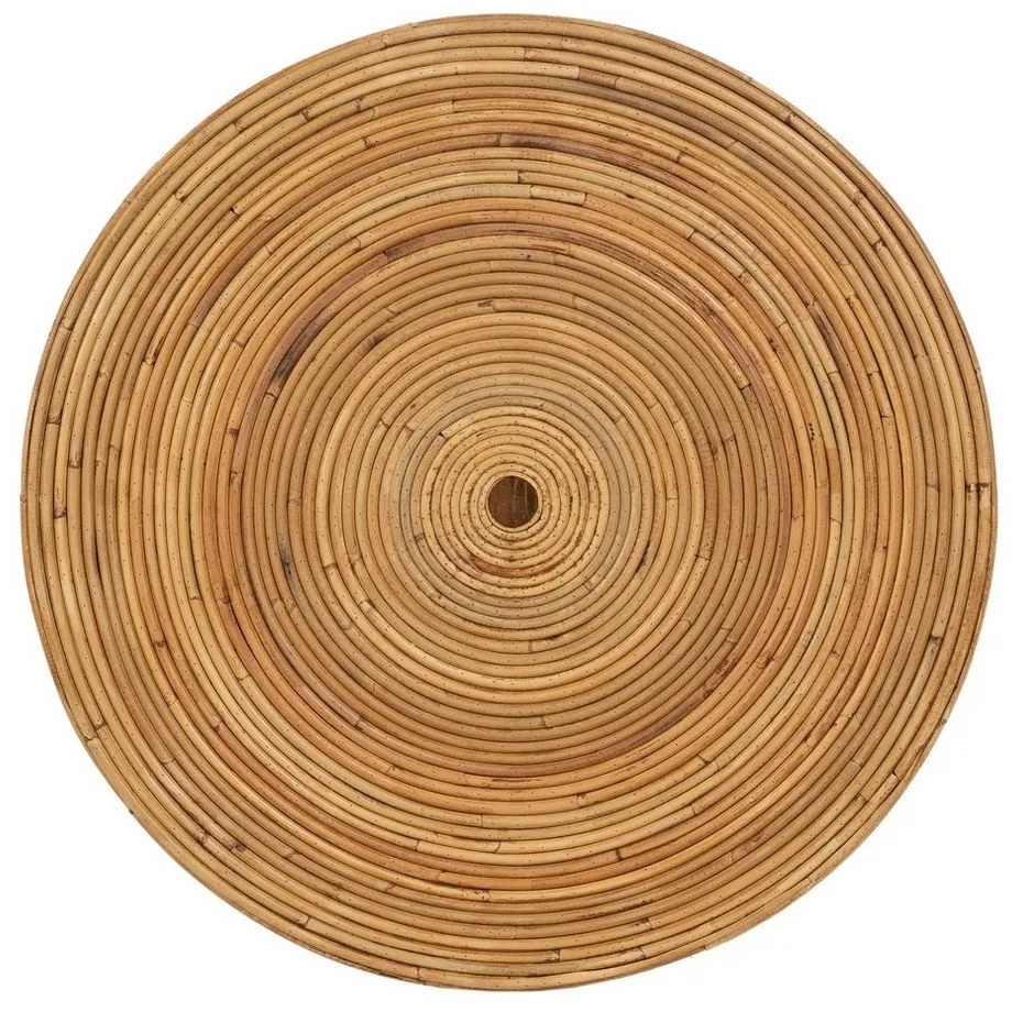 Măsuță auxiliară rotundă din ratan ø 60 cm – Ixia