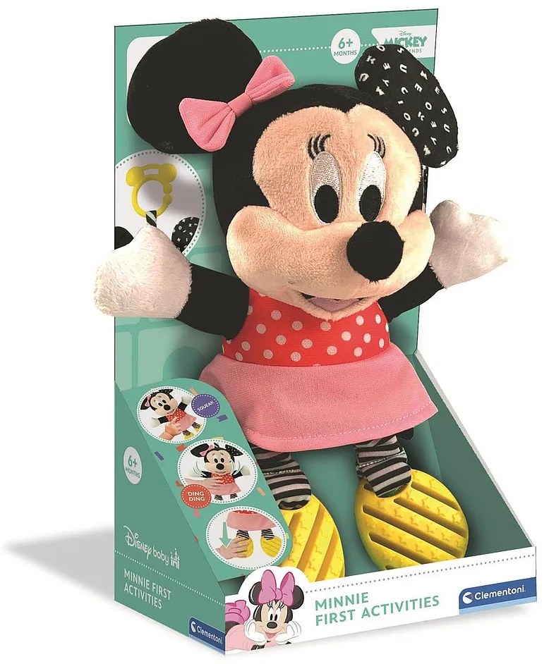 Disney Minnie Dots jucărie de pluș Clementoni