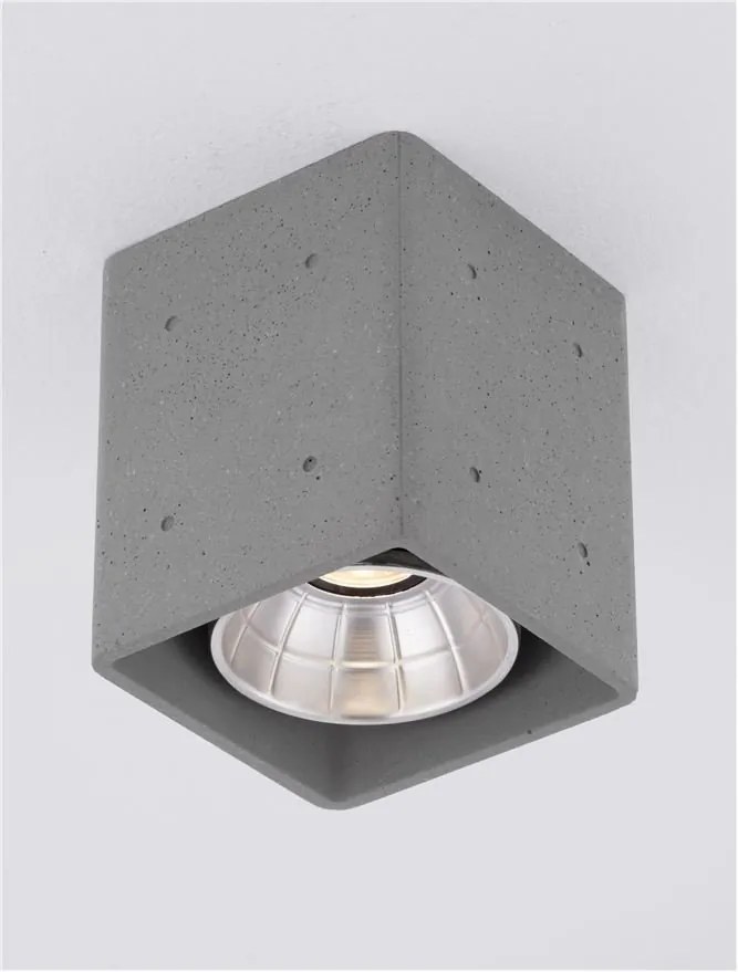 Spot LED aplicat iluminat exterior din beton IP65 RITZ SQ