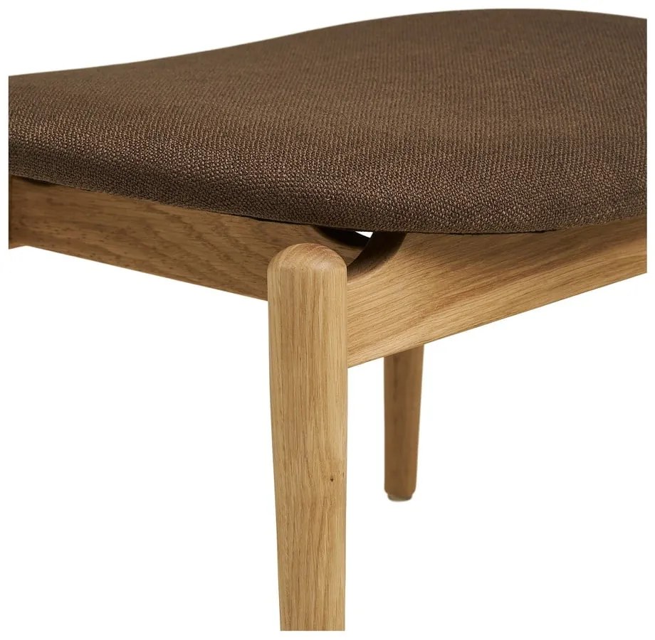 Fotoliu cu taburet maro Olvera – House Nordic