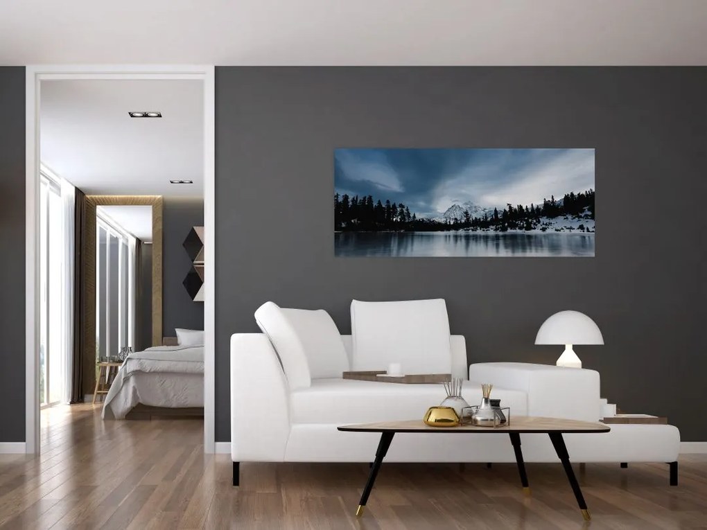 Tablou - Pe laacul înghețat (120x50 cm)