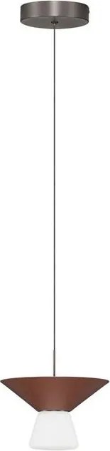 Pendul LED decorativ BARIS Rust Brown 22cm