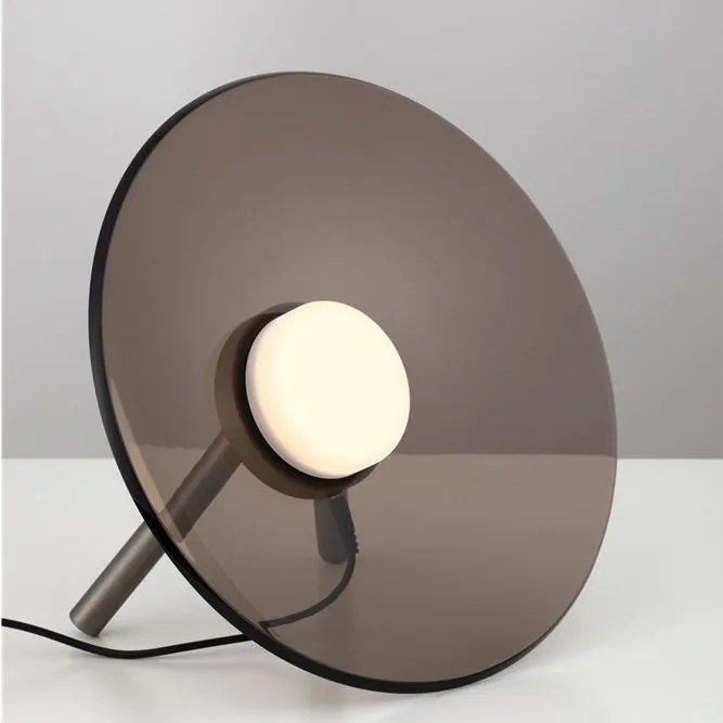 Lampa LED design ambiental Esti maro inchis