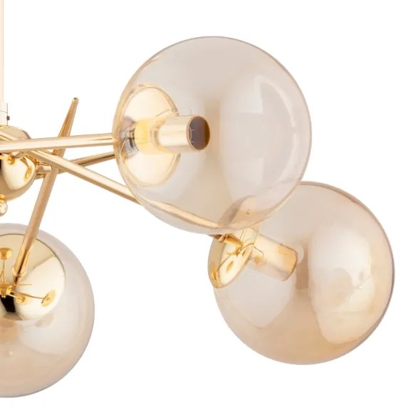 Lustră aplicată PRIMERY 5xE14/10W/230V auriu