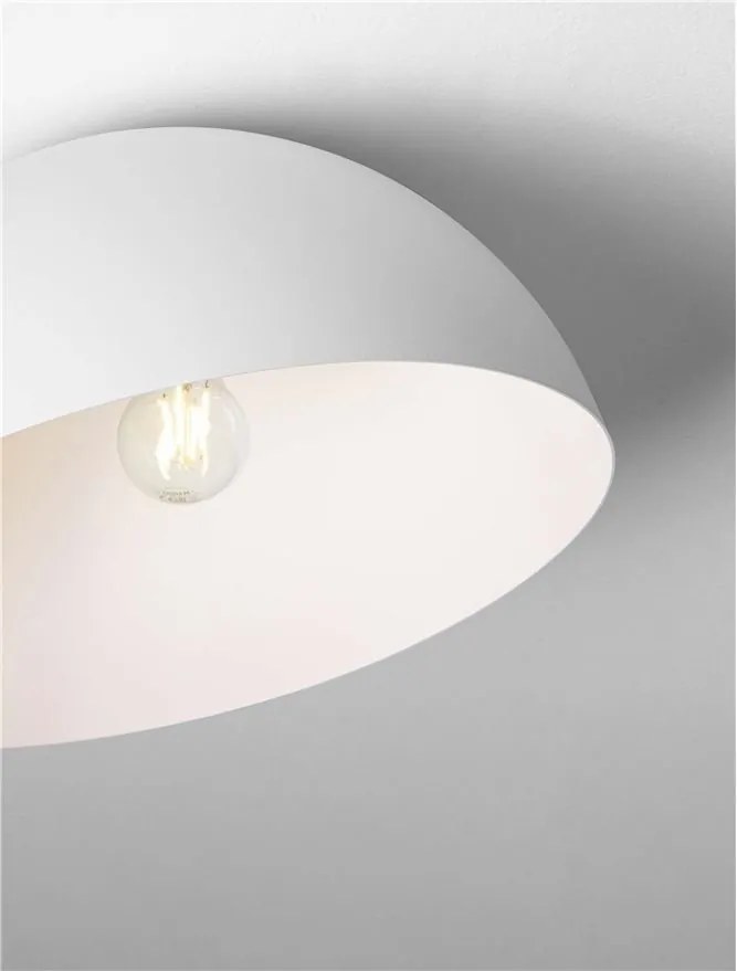 Lustra aplicata design decorativ GEA alb D-40cm