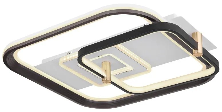 Plafoniera LED cu telecomanda design modern Ani alb 48W