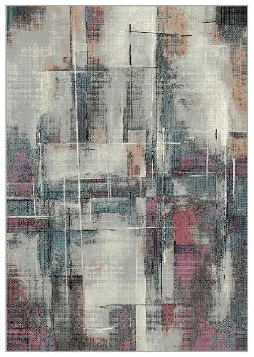 Covor Multicolor Modern Abstract 11023 Selectează mărime: 080 X 150