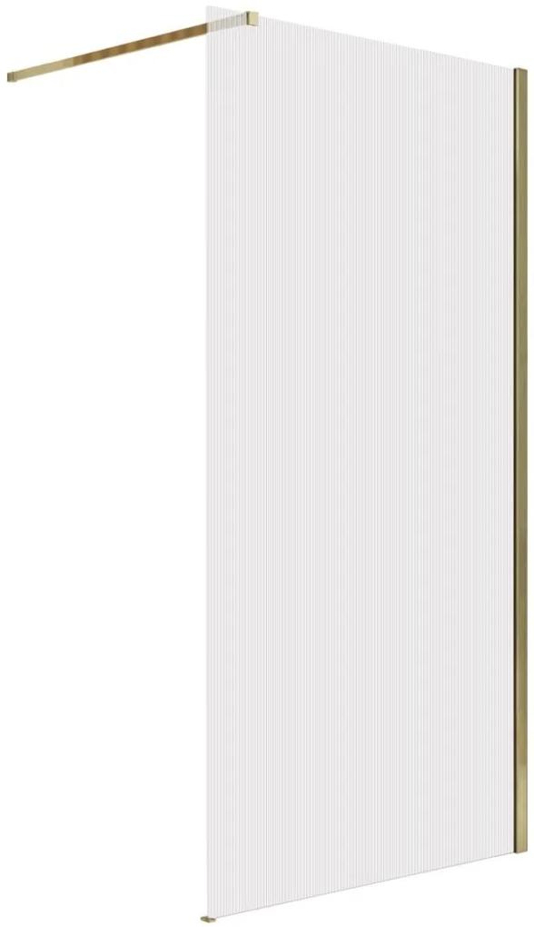 Rea Aero Intimo Gold Brush perete cabină de duș walk-in 120 cm auriu periat/ REA-K4127