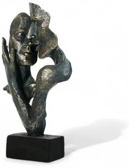 Decorațiune de masă din rășină/patină 31,5x9,5x19 cm