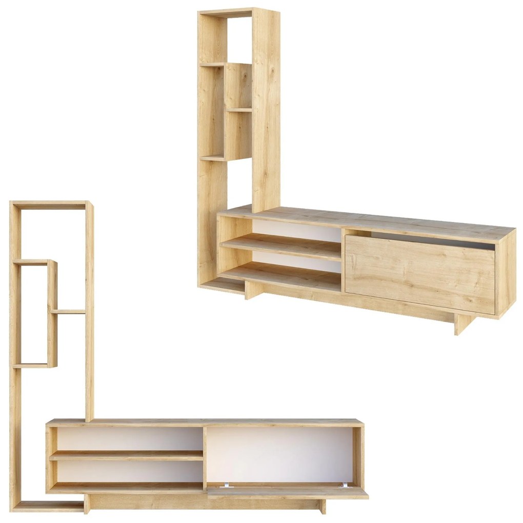 Mobilier living Milasi 2 (stejar zafir) . 1095618