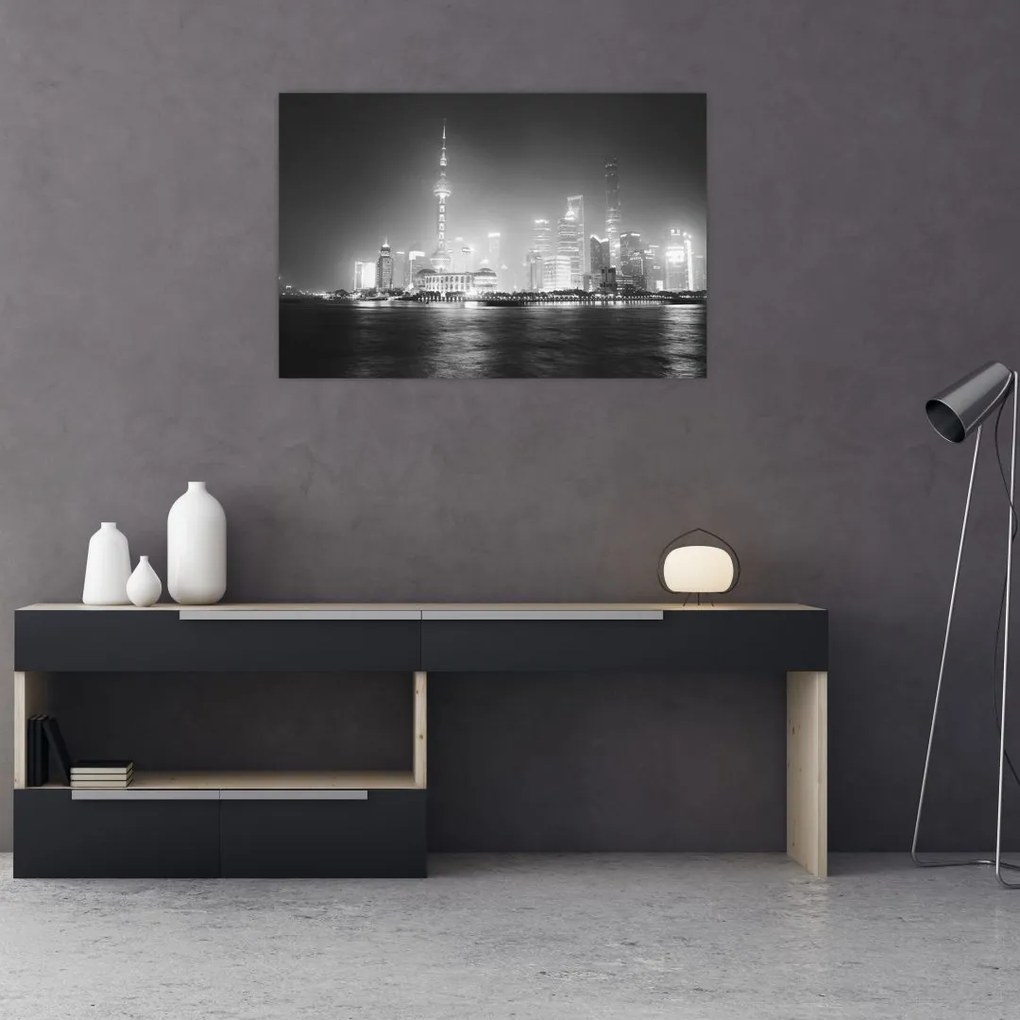 Tablou cu zgârăie nori moderene (90x60 cm)