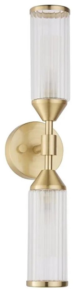 Endon 92229 - Aplică de perete TOUR 2xG9/3W/230V alamă