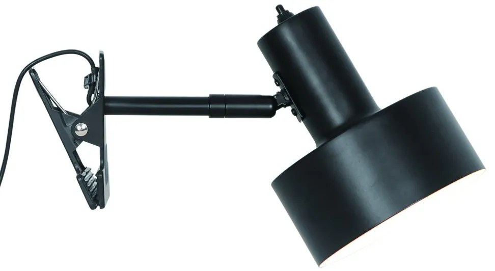 Veioza/Lampa cu clips/ clema de birou Matis negru