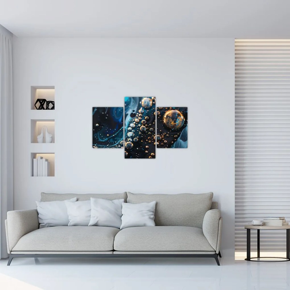 Tablou - Picături de cerneală (90x60 cm)