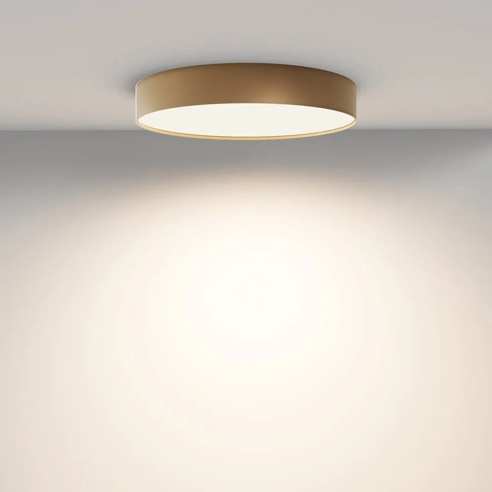Plafoniera LED design tehnic Zoom D-40cm 3000K aurie