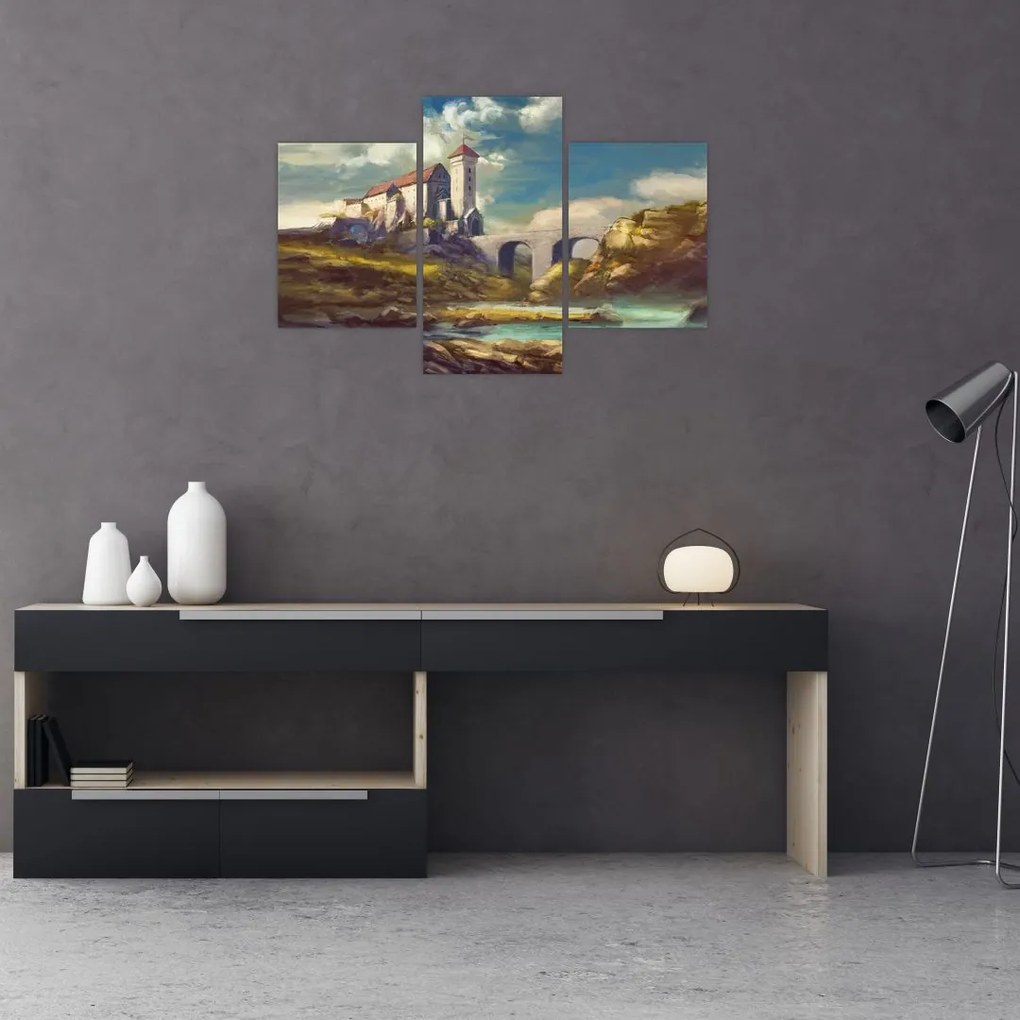 Tablou - Castelul medieval (90x60 cm)