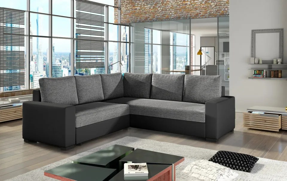 Coltar extensibil cu spatiu pentru depozitare, 240x240x90 cm, Canis 1, Eltap