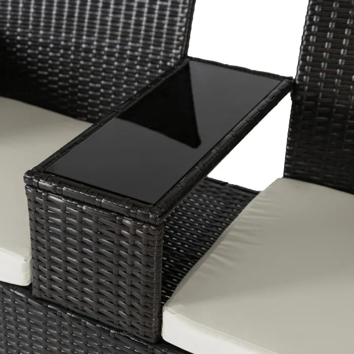 JAKS Mobilier din ratan maro Kent
