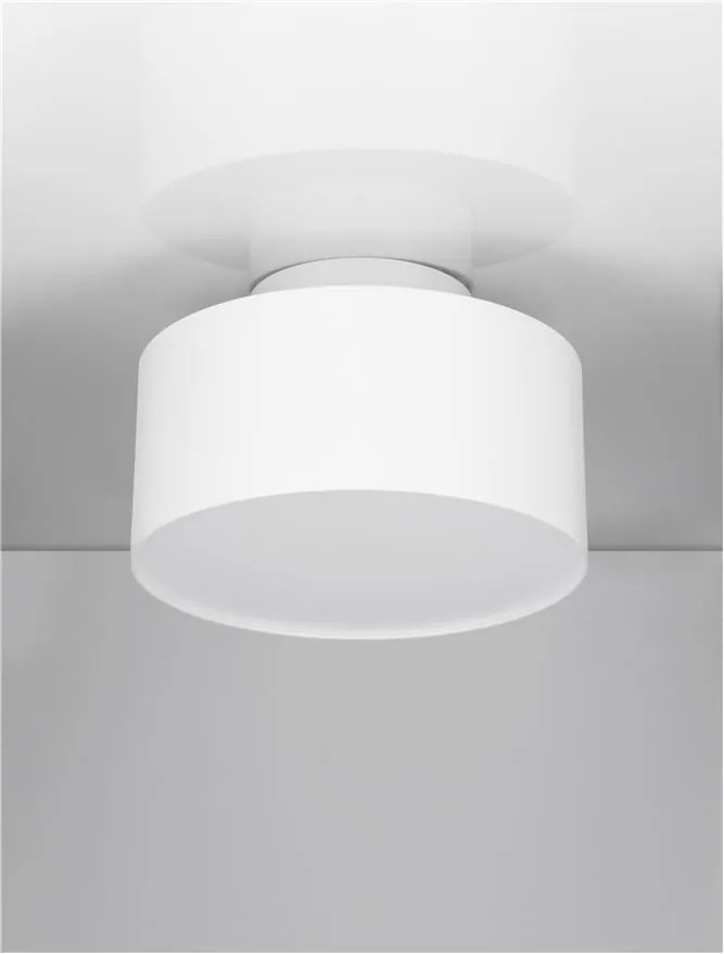 Spot aplicat, Plafoniera LED Ozen alb, 14cm