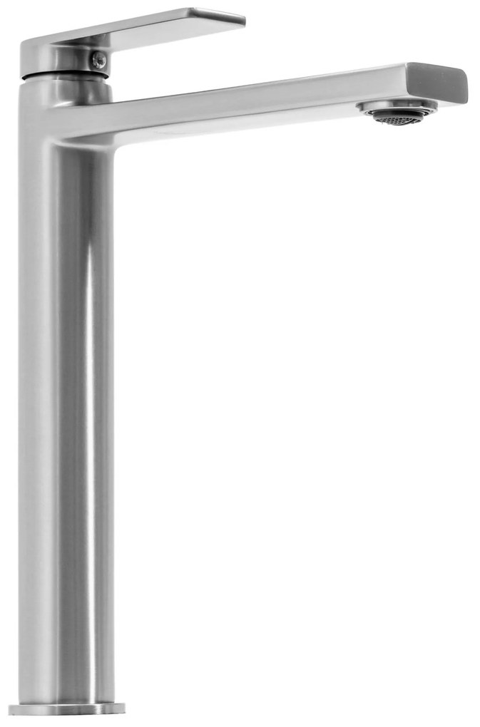 Baterie pentru baie Rea Verso Nichel Brush INOX high