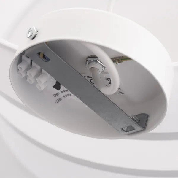 Lustră pe cablu CORAL 1xE27/60W/230V alb