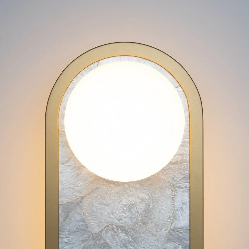 Aplica LED mozaic din sidef natural Capiz Perlamour