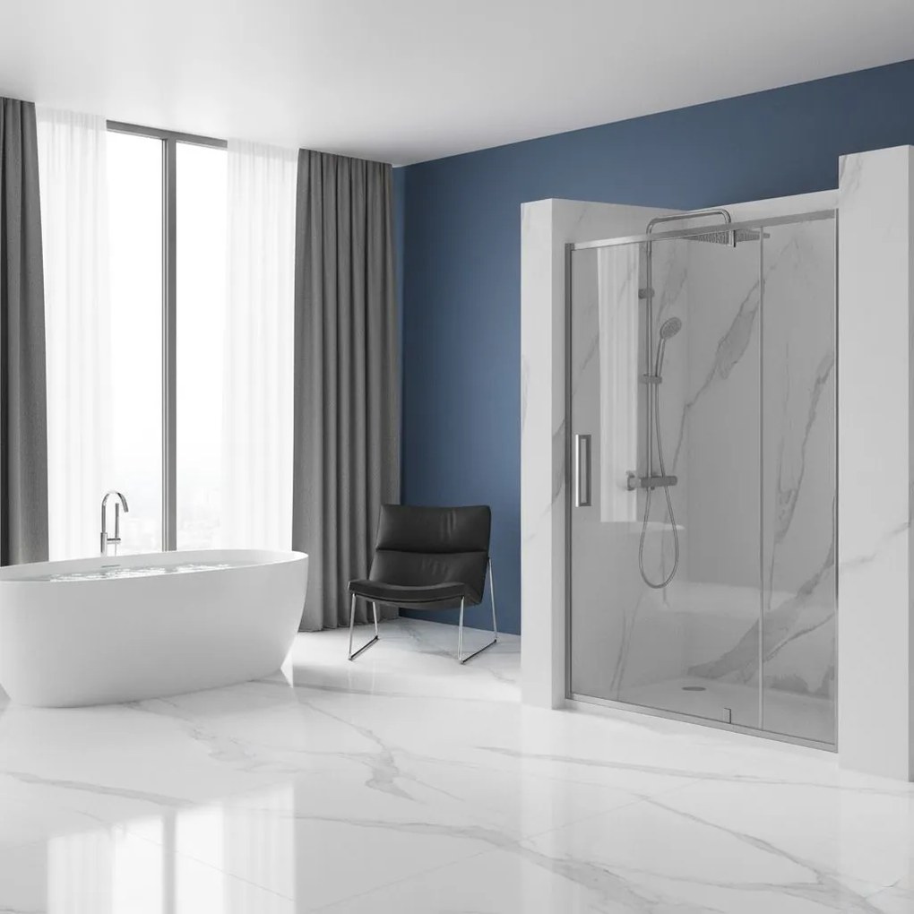 Ușă de duș batanta REA Rapid Swing Crom 120