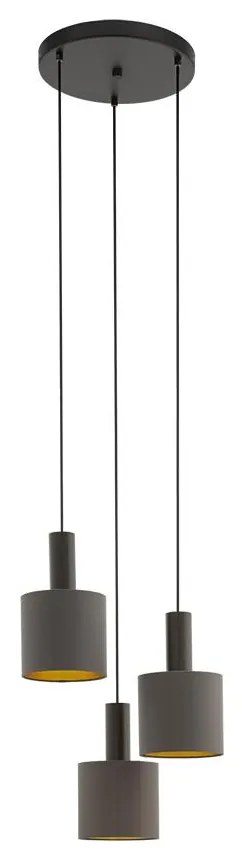 Eglo 97684 - Lustră pe cablu CONCESSA 1 3xE27/60W/230V