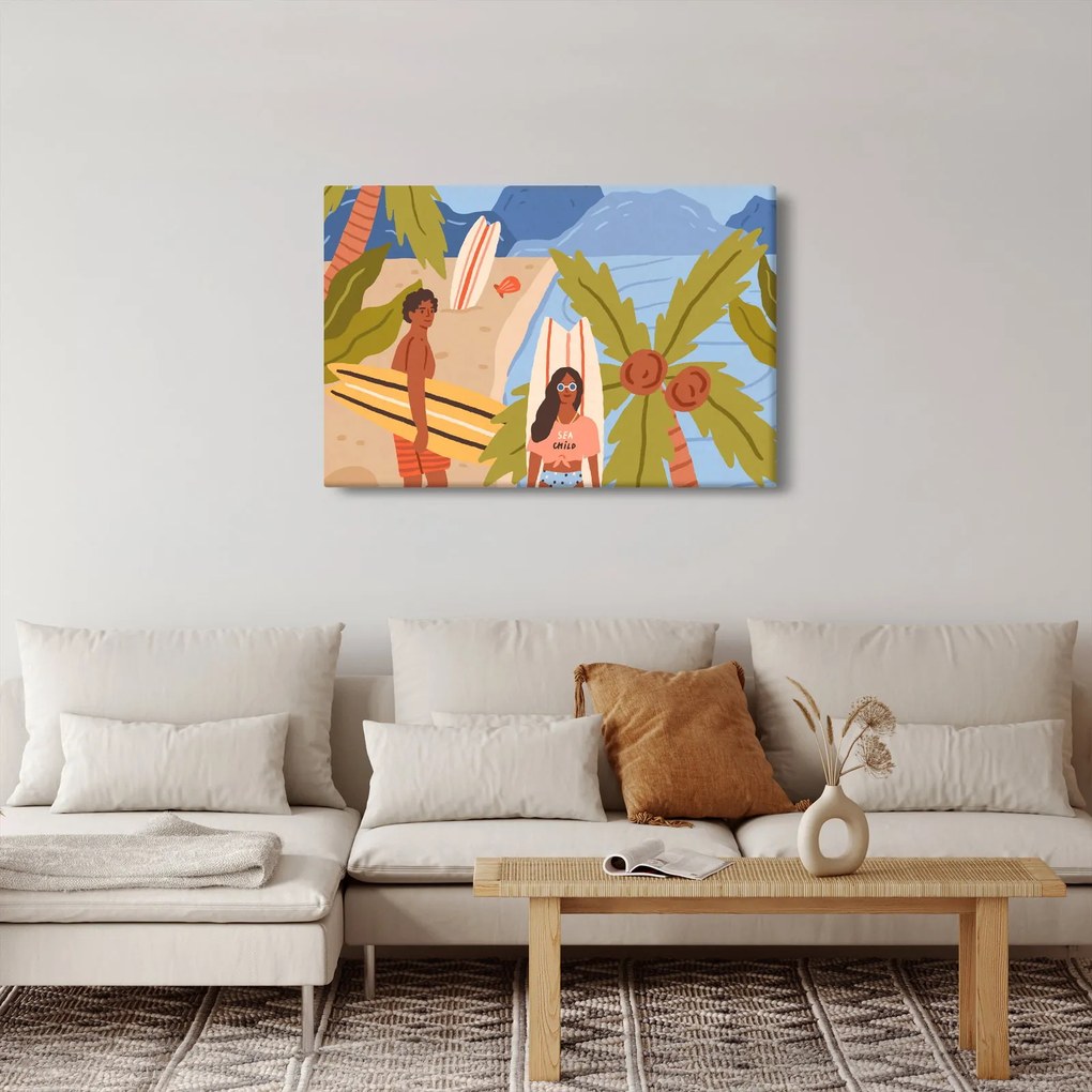 Tablou - Bucură-te de viață (90x60 cm)