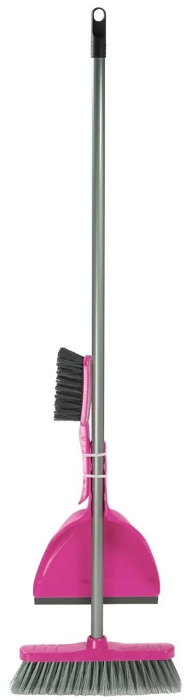 Set curatenie, matura, perie si faras, 4 piese, mix culori, Spring