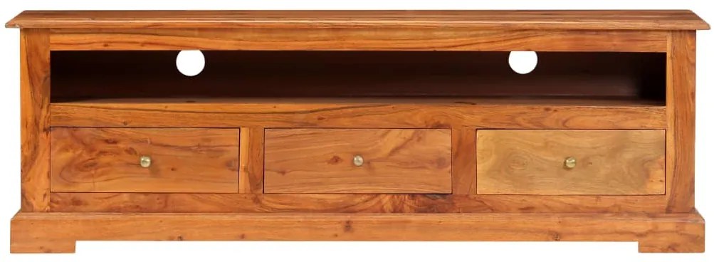 247759 vidaXL Comodă TV, 120 x 30 x 40 cm, lemn masiv de acacia