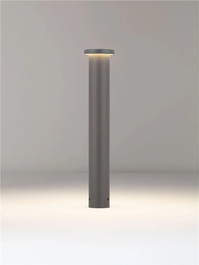 Stalp de exterior LED 3000K, IP65 BAST H-45cm gri inchis