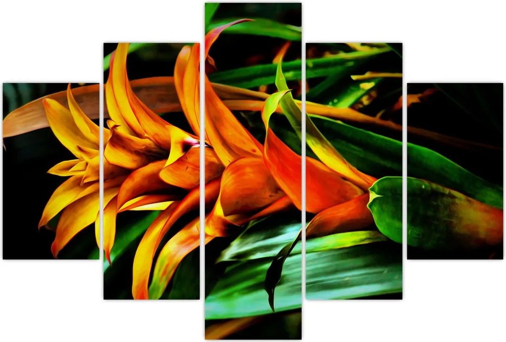 Tablou buchetului portocaliu (150x105 cm)