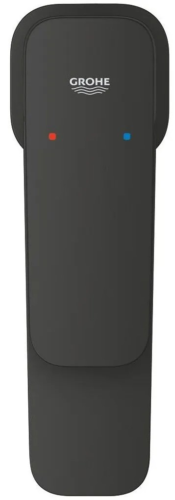 Baterie lavoar Grohe Cubeo, fara ventil, marime S, negru mat
