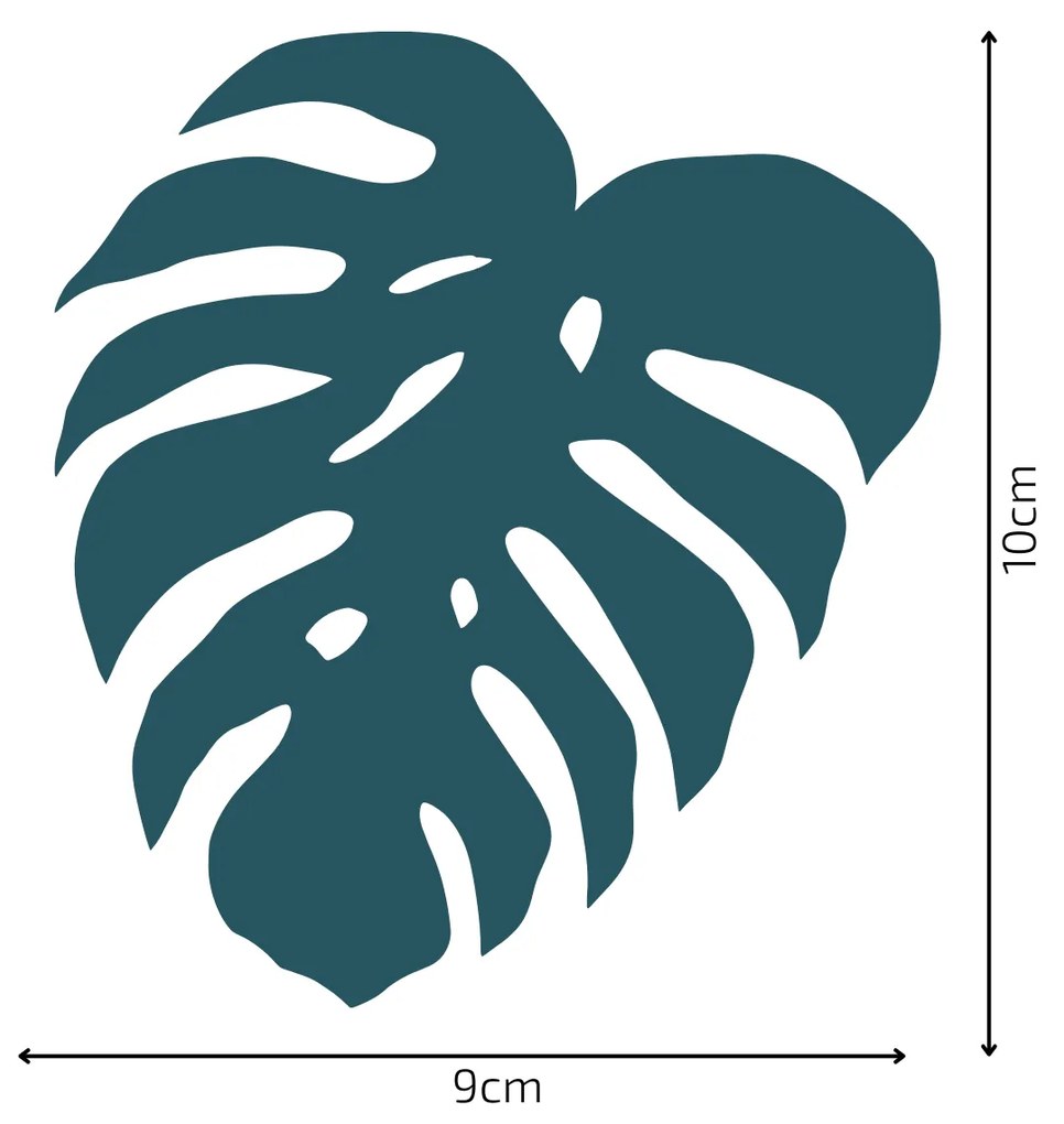 PIPPER. Autocolant de perete "Frunze de Monstera 2”