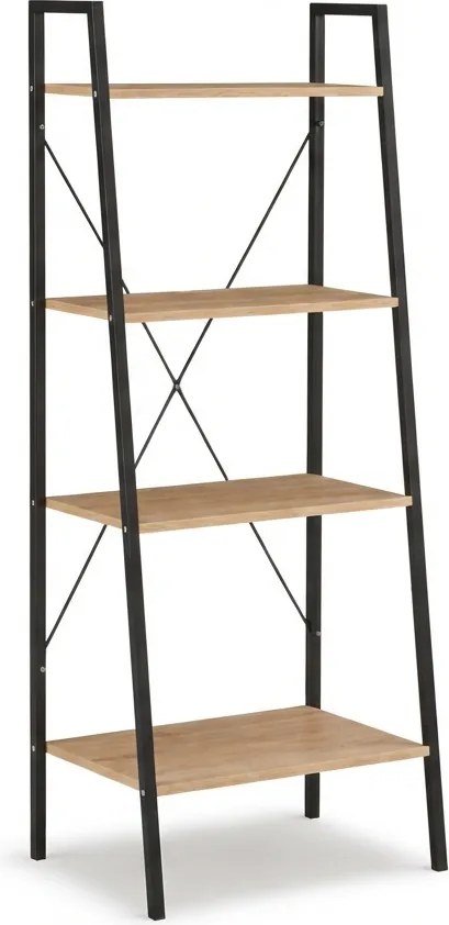 Biblioteca TAYLOR SONOMA 4 polite 147x60 cm, stejar sonoma