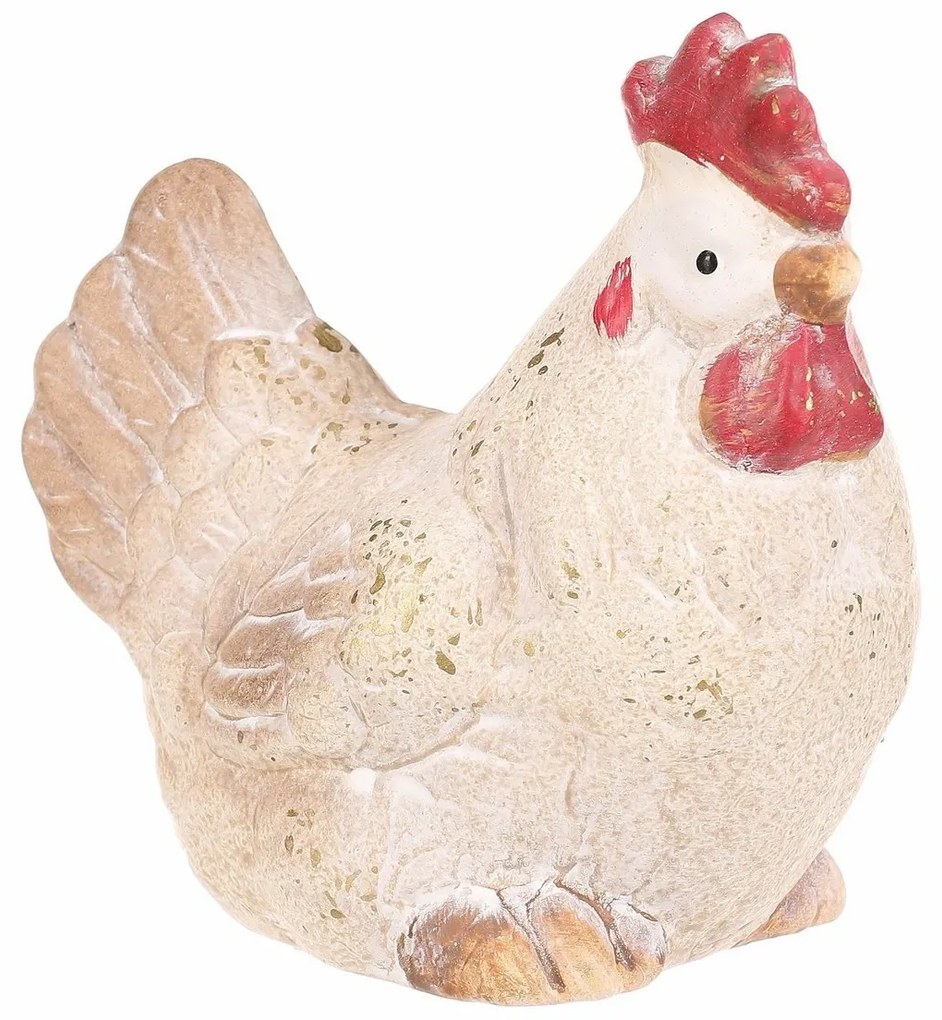 Decor ceramic Hen, 15 x 7 x 12 cm