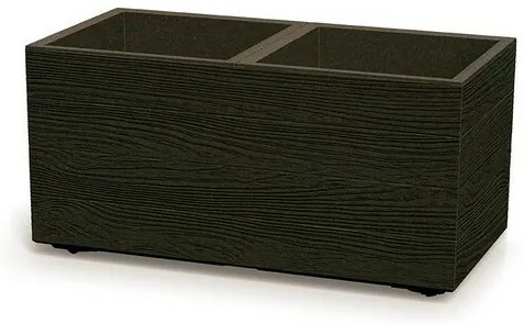 Ghiveci MADERA CASE ECO WOOD 77 cm, maro închis, M