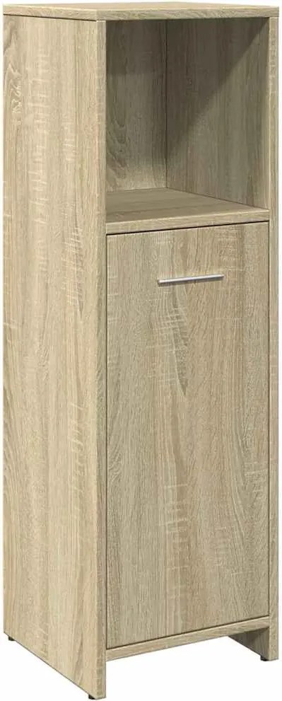 vidaXL Dulap de baie, stejar Sonoma, 30 x 30 x 95 cm, PAL