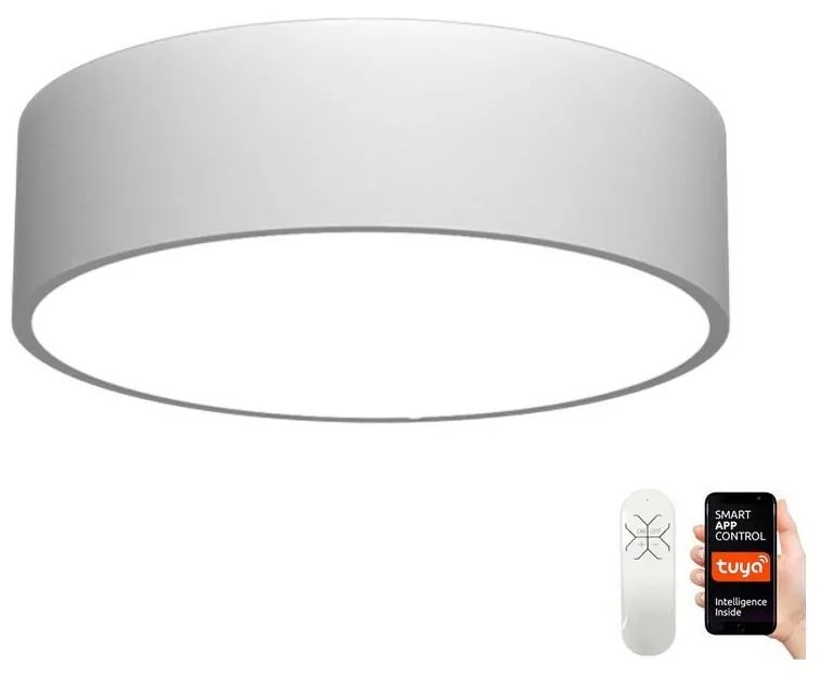 Plafonieră LED dimabilă Immax NEO 07204L RONDATE LED/18W/230V alb Tuya + telecomandă