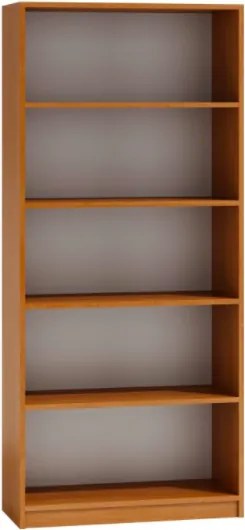 Etajera Birou cu 4 Polite de Depozitare 200x70x35 cm, Culoare Cires, Material PAL de 18mm