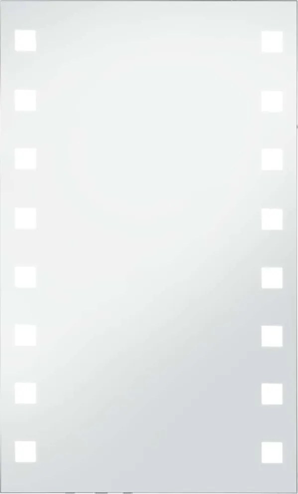 vidaXL Oglindă cu LED de perete de baie, 60 x 100 cm