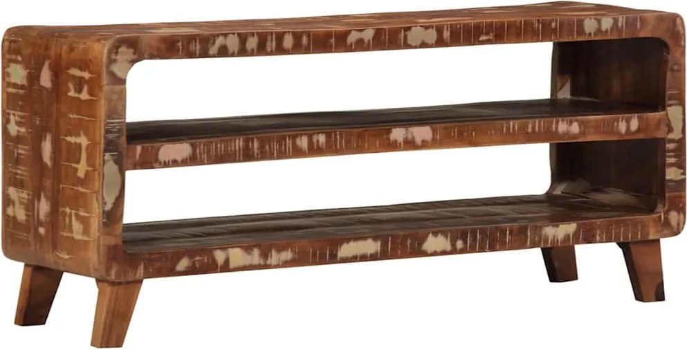 vidaXL Dulap TV 105x46x32 cm lemn masiv recuperat