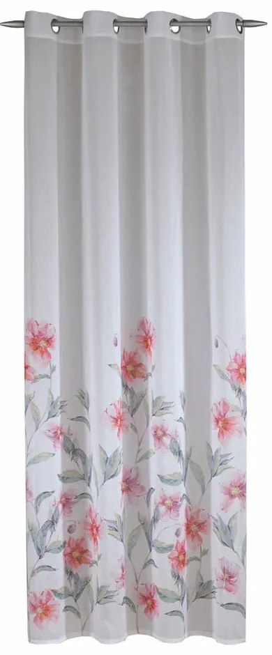 Draperie albă-roz 135x245 cm – Sehlbach