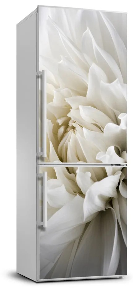 Autocolant pe frigider Dahlia alb