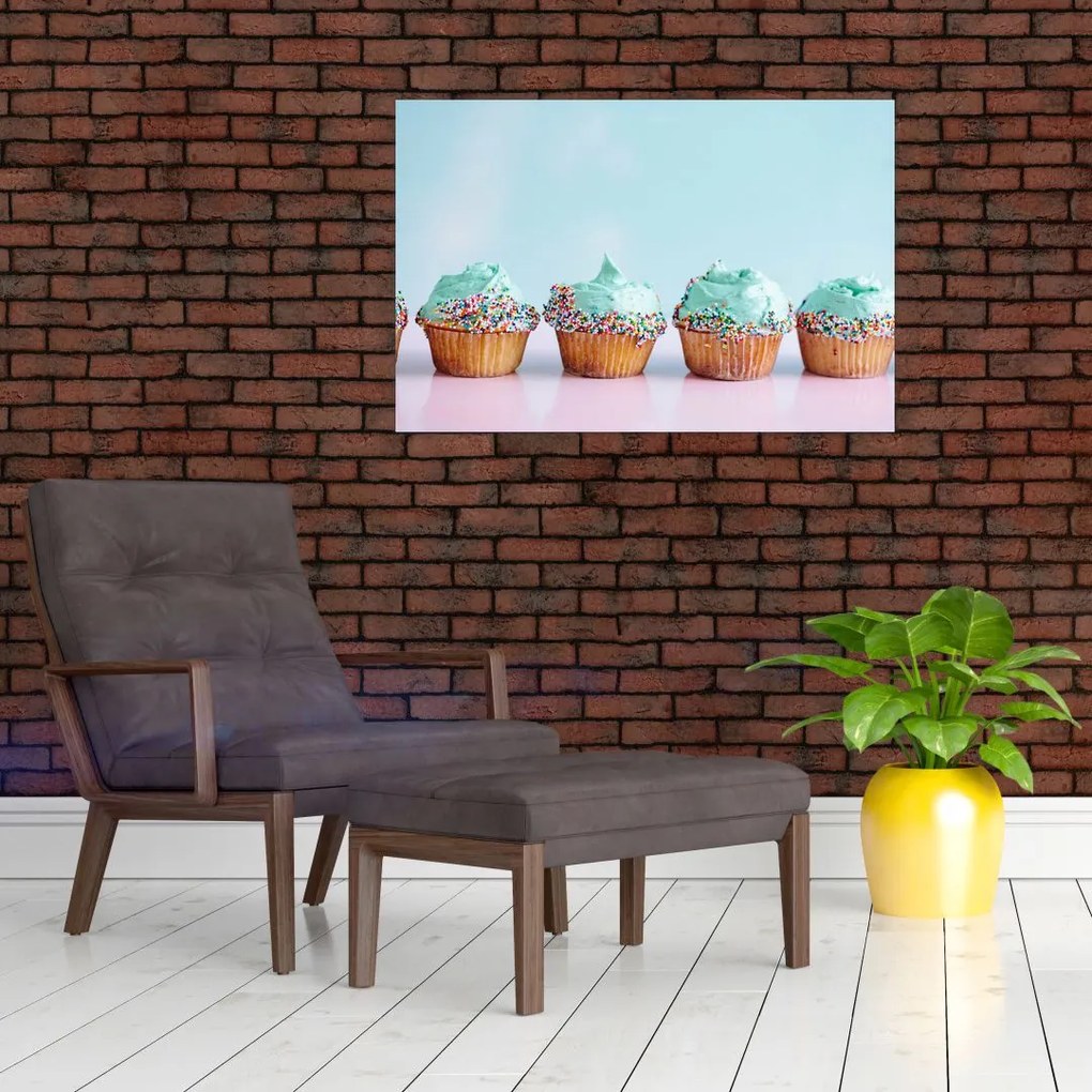 Tablou cu cupcakes (90x60 cm)